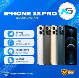 JUAL IPHONE 12 PRO 128 SECOND INTER ALLOPERATOR FULLSET