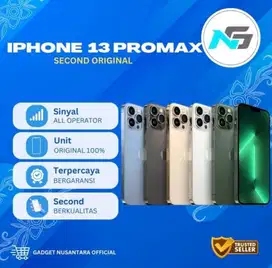 JUAL IPHONE 13 PROMAX SECOND INTER ALLOPERATOR FULLSET