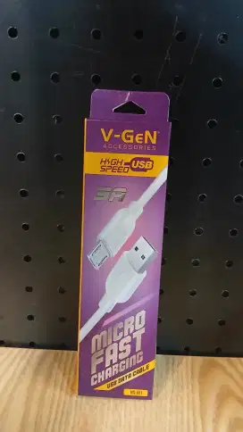 Kabel Data MicroUSB V-GeN VG-M1 3A Fast Charging QC 3.0 Micro USB VGEN