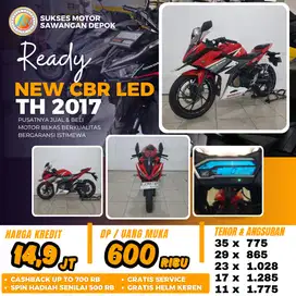 HONDA NEW CBR 150R 150 R LED TH 2017 UNIT MULUS CASH KREDIT BERGARANSI