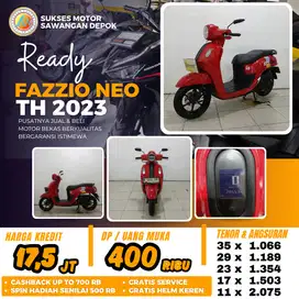 PROMO DP 400 YAMAHA FAZZIO NEO TH 2023 UNIT MULUS CASH KREDIT GARANSI