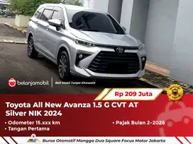 [ WARRANTY ] Toyota All New Avanza 1.5 G CVT AT Silver NIK 2024/2025