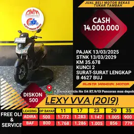 YAMAHA LEXI TH 2019 BISA CASH / KREDIT DP 500 PLAT JKT