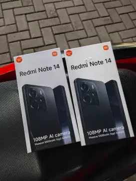 Redmi note 14 4G 8/256 masih segel box fresh new