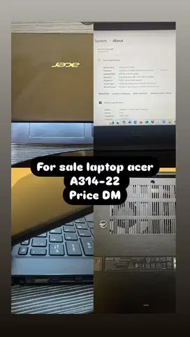 Laptop acer a314-22