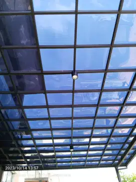 Kanopi Baja Ringan Solar Flat