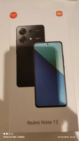 Redmi Note 13 8gb/128gb gold, garansi panjang, mulus, fullset lengkap