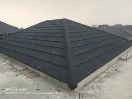 Rangka atap baja ringan genteng metal pasir