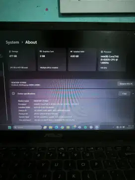 Asus vivobook A409F Intel core i5-8265