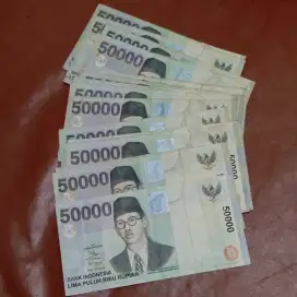 30 Lembar Uang Lama 50rb Nominal 1,5jt