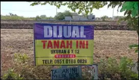 Jual Tanah kav ukuran 6x12 m