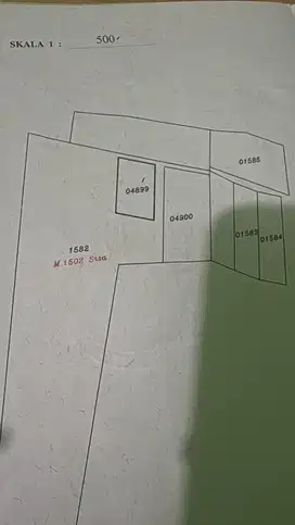 Di jual tanah luas 100m