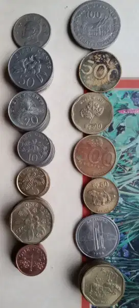 Uang koin kuno Singapore