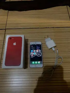 iPhone 7 128Gb Merah - Intern All Operator (Minus)