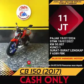 HONDA CB 150 TH.2017, BYR VIA KREDIVO, TOKPED, INDODANA, SHOPEE, CC.