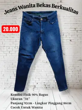 CELANA JEANS BEKAS BAGUS