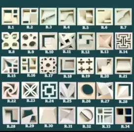 Roster beton minimalis modern