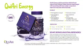 QUIARI ENERGY BOTTLE 60 tablets ( 1 x 1 tablets untuk 60 hari )