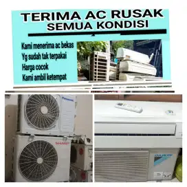 Terima ac bekas rusak