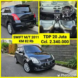 SUZUKI SWIFT M/T 2011 Low KM, terawat baik kondisi siap pakai bIsa Krd