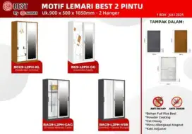 Lemari Besi Uk 90 x 185