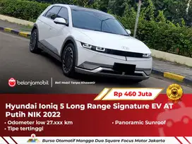 [ LOW KM ] Hyundai Ioniq 5 Long Range Signature EV AT Putih 2022/2023