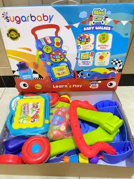 Push baby walker alat bantu jalan sugar baby
