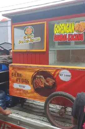 Gerobak gorengan/ayam geprek