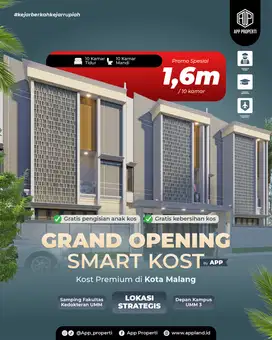 Di Jual Kost Eksklusif dengan Fasilitas Lengkap, Harga Terjangkau