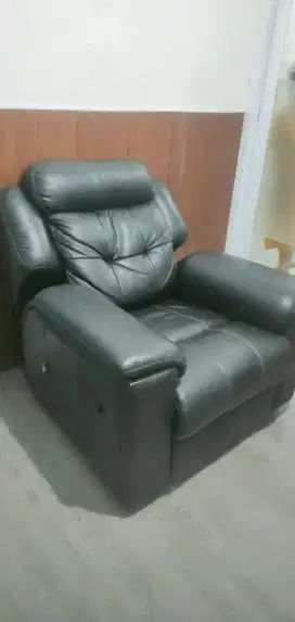 Sofa Reclening Fabio Mazzero Italy Full Kulit Asli Sangat Istimewa