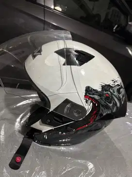 Helm half face RSV wild wolf