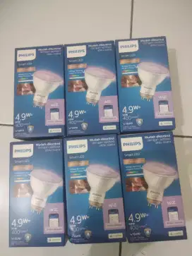 Lampu Philips Smart LED GU10 4.9W WiFi Bluetooth