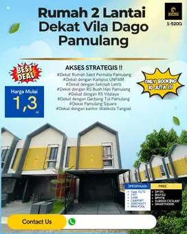 HUNIAN TOWNHOUSE BENDA BAR PAMULANG