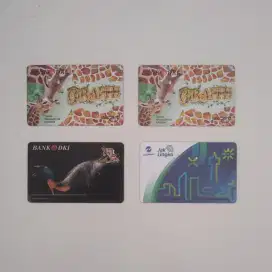 Kartu JakCard JakLingko Ragunan Monas Museum TMII Preloved