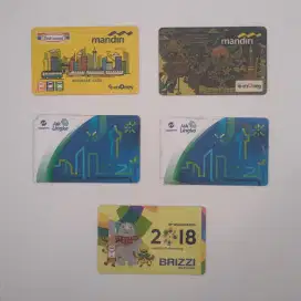 Kartu EMoney EToll Brizzi TapCash Flazz Preloved