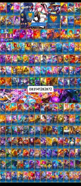 READY STOK AKUN ML/MOBILE LEGENDS