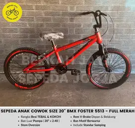 BARU Sepeda Anak Cowok Size 20 inch BMX Foster 5513 OVS By PACIFIC