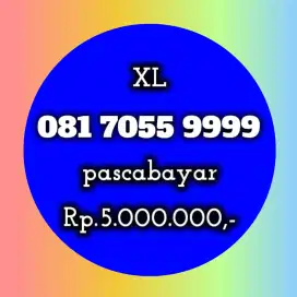 NOMOR CANTIK KOLEKSI XL 7055 9999