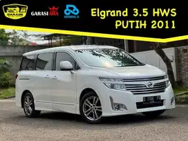 Nissan Elgrand 3.5 HWS 2011 Putih. Lebih Nyaman dan Kencang dr Alphard