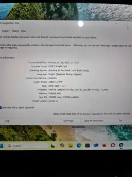 Lenovo Think Pad X1 Carbon I5 Ram 8/256 ssd