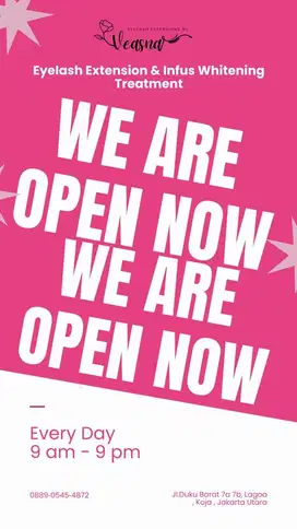 OPEN EYELASH EXTENSION & INFUS WHITENING