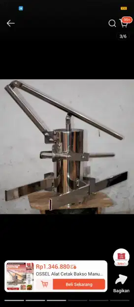 Alat Cetakan Bakso Stainless