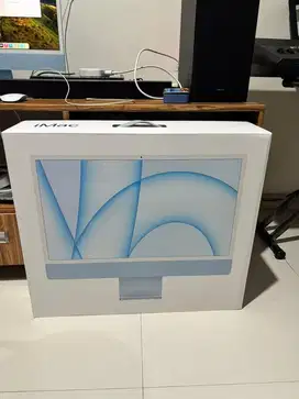 Imac M1 24 inch 4.5k 256gb lengkap resmi indonesia