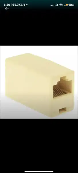 Connector RJ45 female socket sambungan Lan