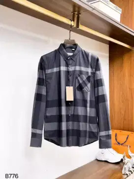Kemeja Burberry Lengan Panjang dan Lengan Pendek