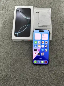 Iphone 16 Pro 128gb White Titanium IBOX Garansi On April 2026