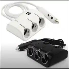 Colokan Car Lighter Pararel Socket Port USB Charger HP Di Mobil