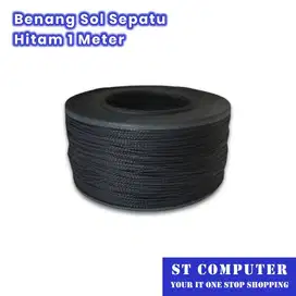 Benang Sol Sepatu Hitam 1 Meter