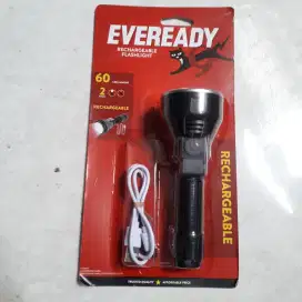 Senter LED Eveready Rechargeable–Terang, Tahan Lama, Bisa Diisi Ulang!