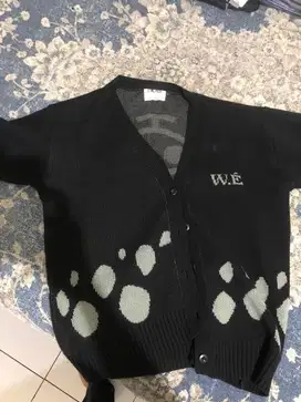 W.Essentiels X One Piece Cardigan Oversize Trafalgar Law Black